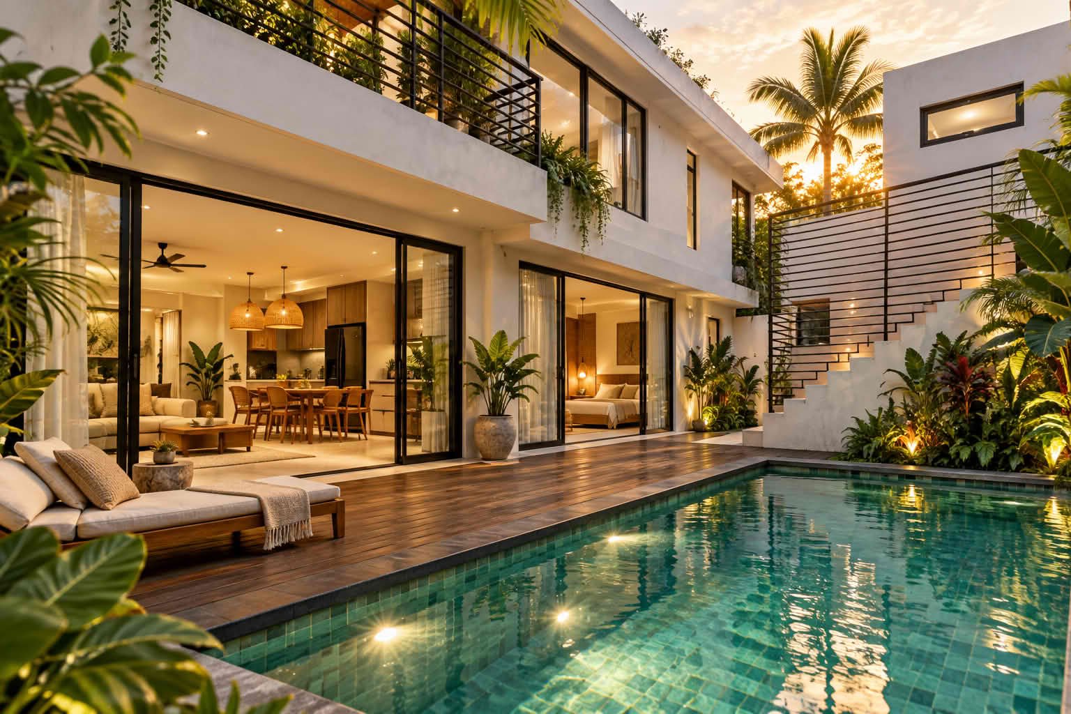 Vibe Management team at a Cassandra villa in Sanur